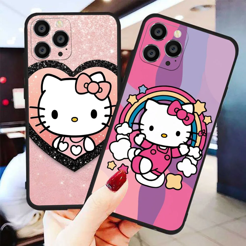 Силиконовый чехол для OPPO A83 A85 A15 A15S F17 F19 F11 F7 A54S A8 A16 A16S A96 A91 F15 A93 A76 MR-31 Hello Kitty