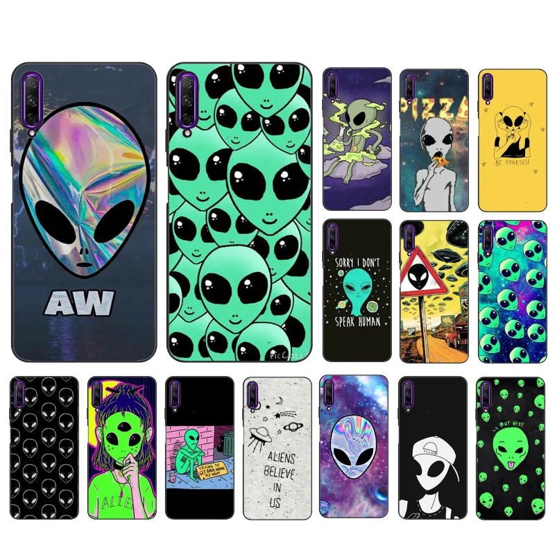 

Alien Space Believe UFO Phone Case for Huawei P Smart P30 P40 Lite P40Pro Mate 20 Pro 20 X Nova 9 8 8i Y9 Y5P Y6P Y7A Y9A Y8S