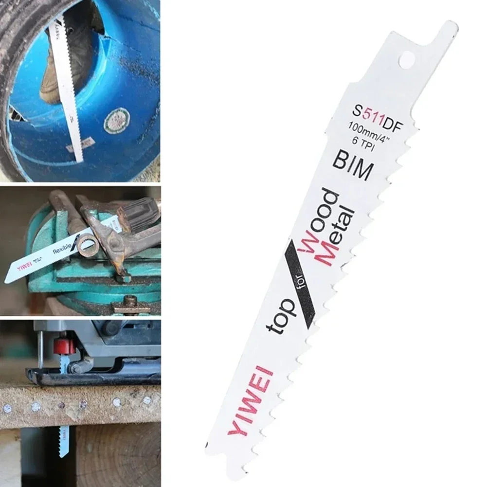 Лезвие для сабельной пилы S511DF 100 мм HCS лезвие резки дерева металла пластика ПВХ