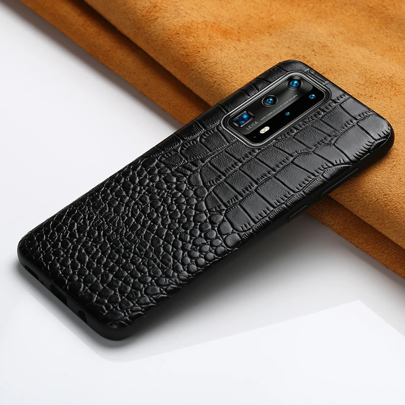 

Original Leather Phone Case for Huawei P40 P50 Pro P40 Lite P30 P20 Mate 40 20 P SMART 2021 Cover For Honor 50 9X 8X 10 20 Pro