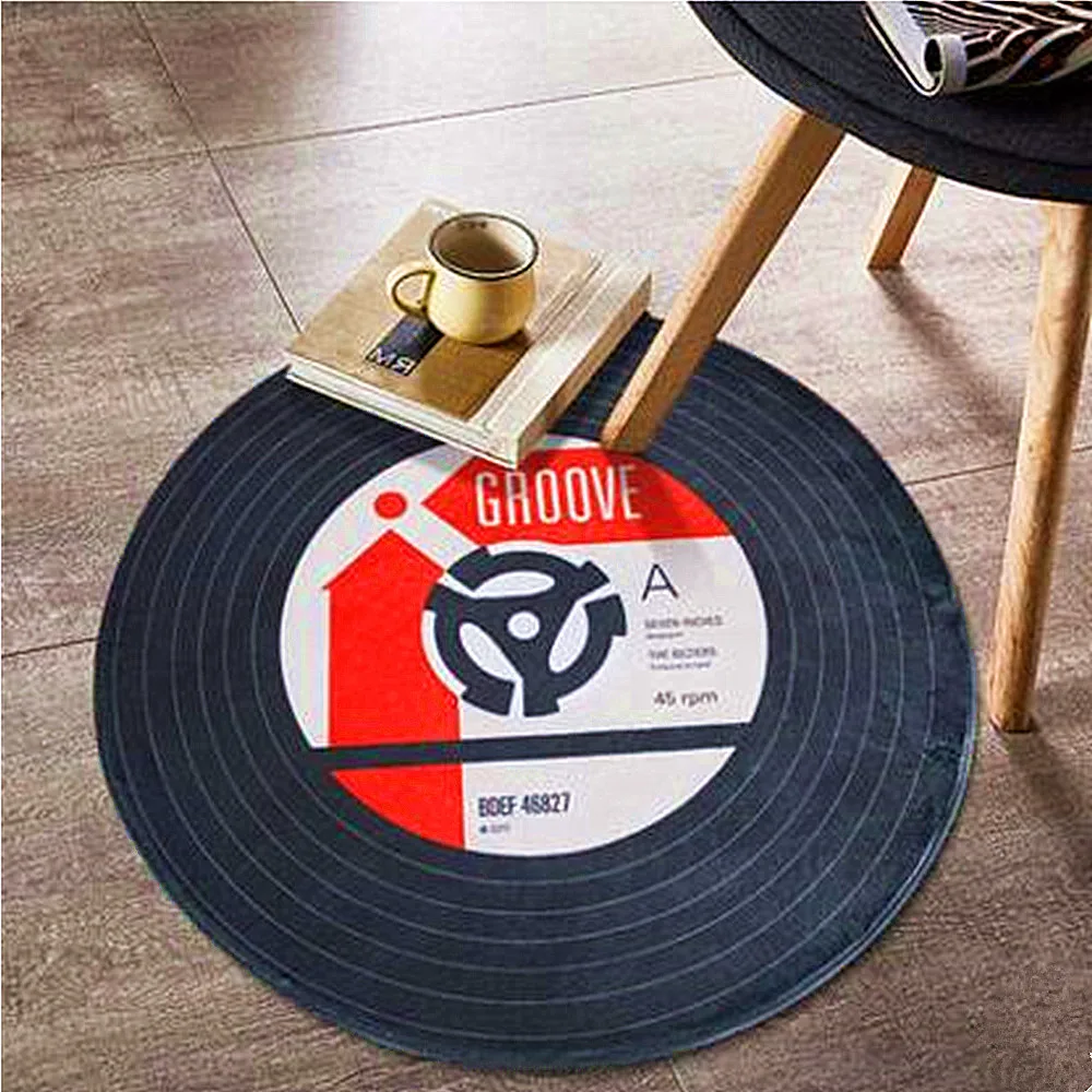 

Nordic Imitation Disc Printed Non-slip Floor Carpet Indoor Entrance Doormat Rugs for Living Room Bedroom Kitchen Tapis Mat