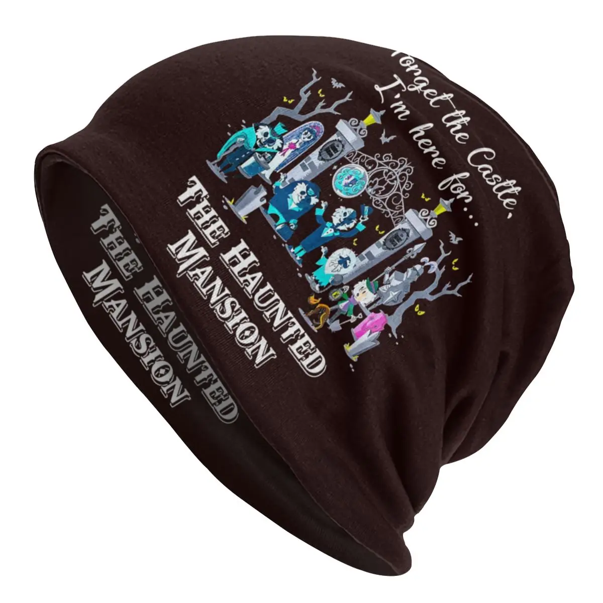 Magic Kingdom Forget Haunted Mansion Bonnet Femme Hip Hop Knitted Skullies Beanies Cap Winter Dread Manor Slouchy Beanie Hats