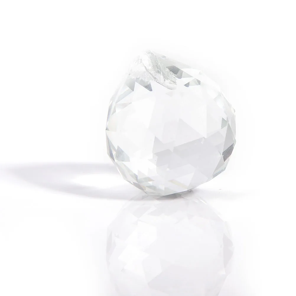 Домашний декор 20/30/40 мм прозрачный граненый стеклянный хрустальный шар призма