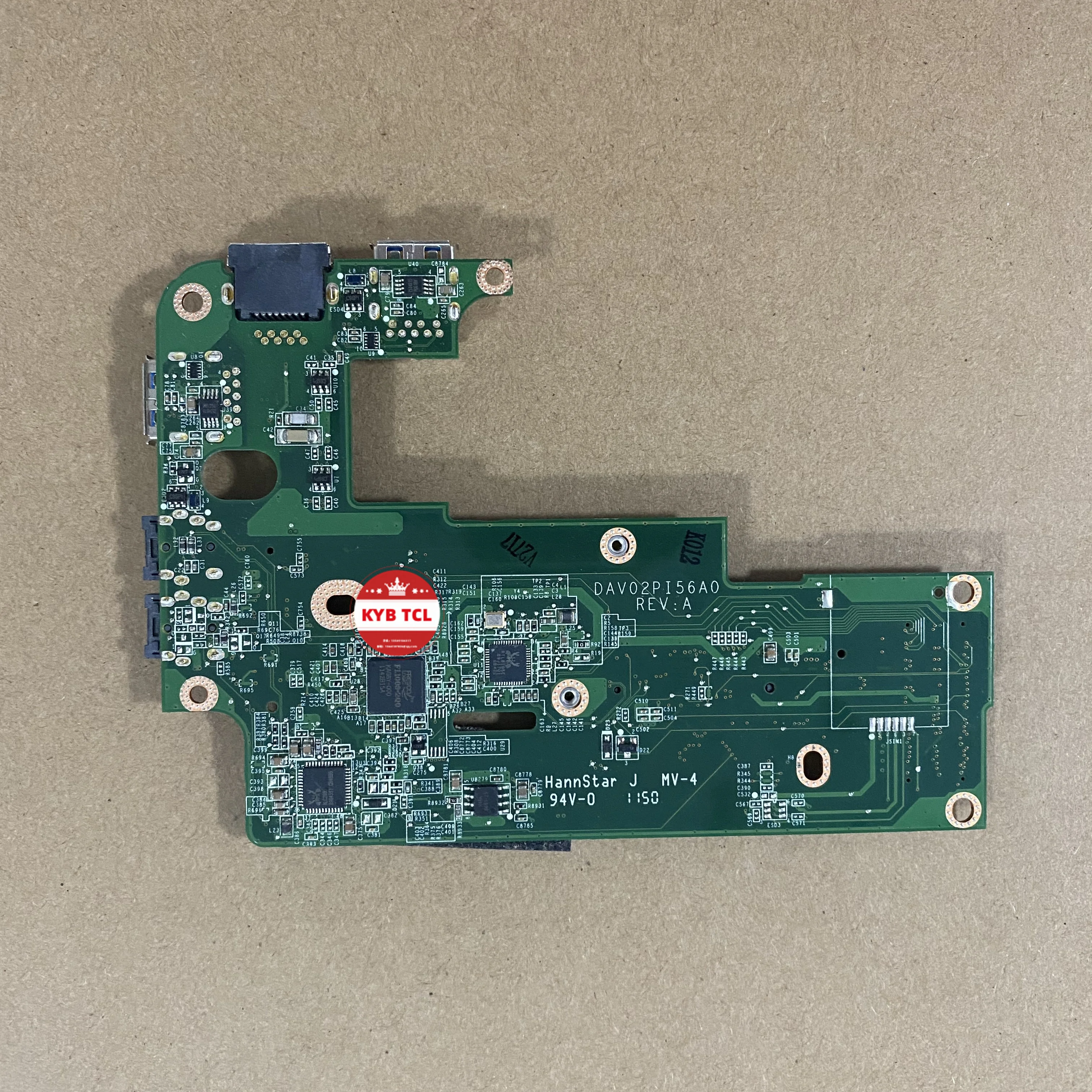 Dell Vostro 3450 Inspiron 14R n4110 N4120 подлинный ноутбук USB Audio Ethernet LAN Board DAV02PI56A0 Notebook 08WWGT 8WWGT CN-08WWGT