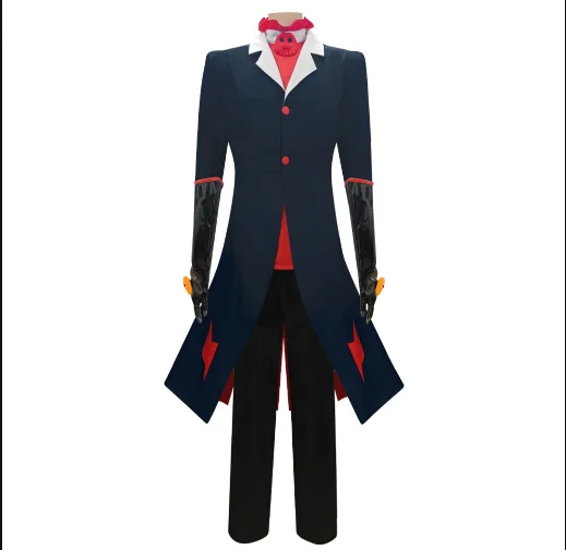 Костюм для косплея Hazbin из отеля Helluva Boss Blitzo костюм Униформа с хвостом наряд на