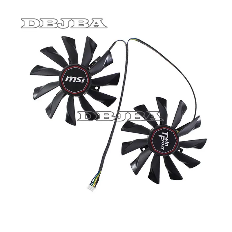 95 мм вентилятор для MSI R9 290X 290 280X 270X Twin Frozr видеокарта с двойным вентилятором 4Pin