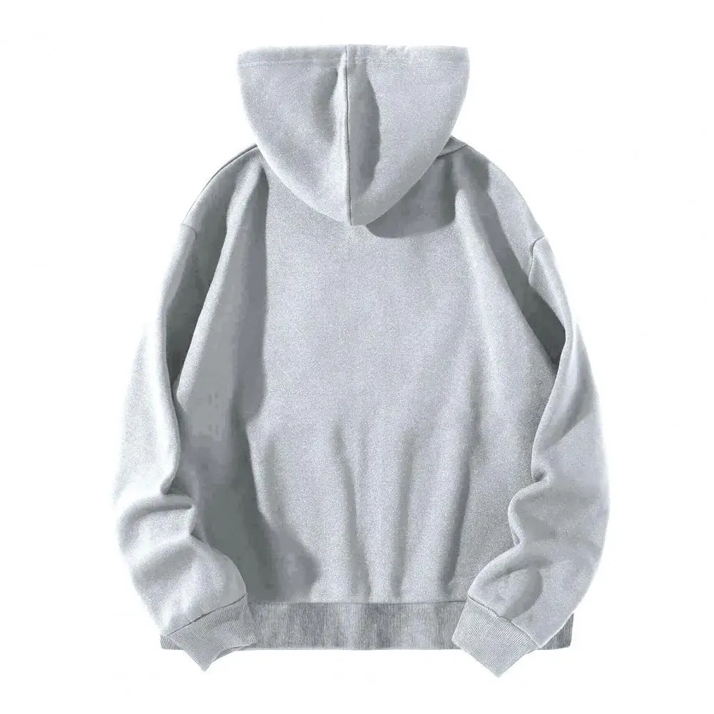 

Women Autumn Coat Loose Sweatshirt Skull Pattern Warm Elastic Cuff Fall Jacket Women Jacket for Daily Wear