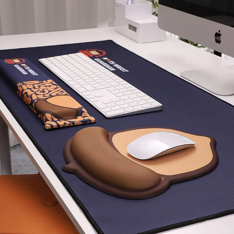 3D Acorn-shaped Durable Silica Gel  Mouse Pad with Soft Comf