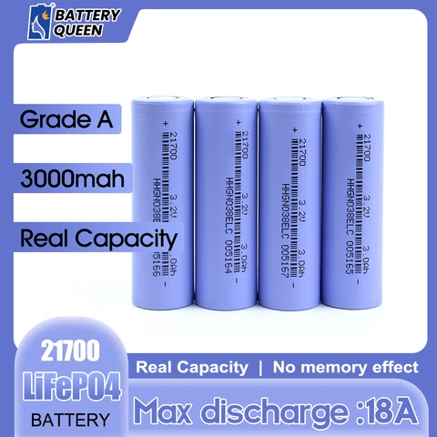 Аккумуляторная батарея Lifepo4 21700 3000 мАч 3,2 в 3000 циклов для фары и фонарика