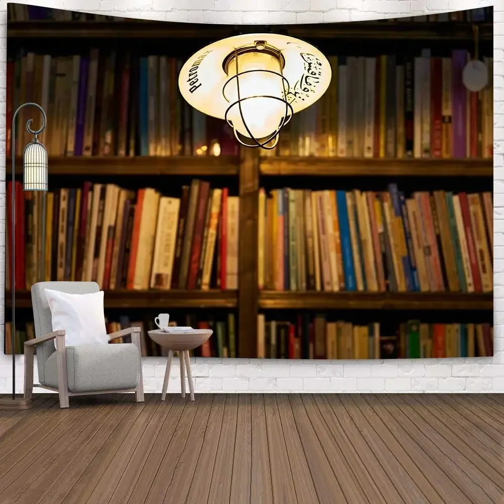 Винтажный деревянный гобелен simсант для библиотеки декор студенческой учебной