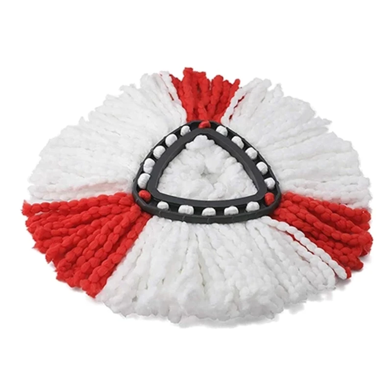 

Mop Replacement Head Super Fiber Refill Microfiber Spin Mop 360 Rotating Heads for Home Kitchen Bedroom Office Cleaning A0NC