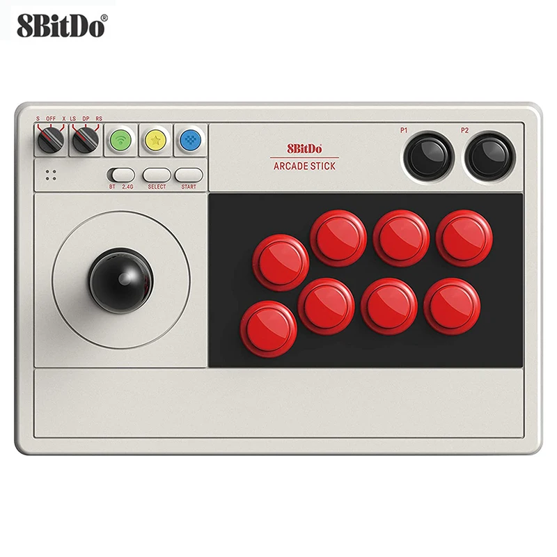 

8Bitdo New Arcade Stick Joystick Dynamic Button Layout Wireless Bluetooth 2.4G Wired Supported Turbo for Switch & Windows