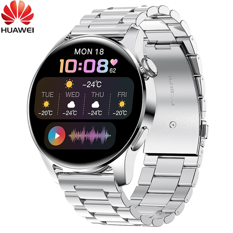 

Huawei Smartwatch Men Android Waterproof Men Watch Smart Watch for Android Phone Iphone IOS Xiaomi Smart Watch