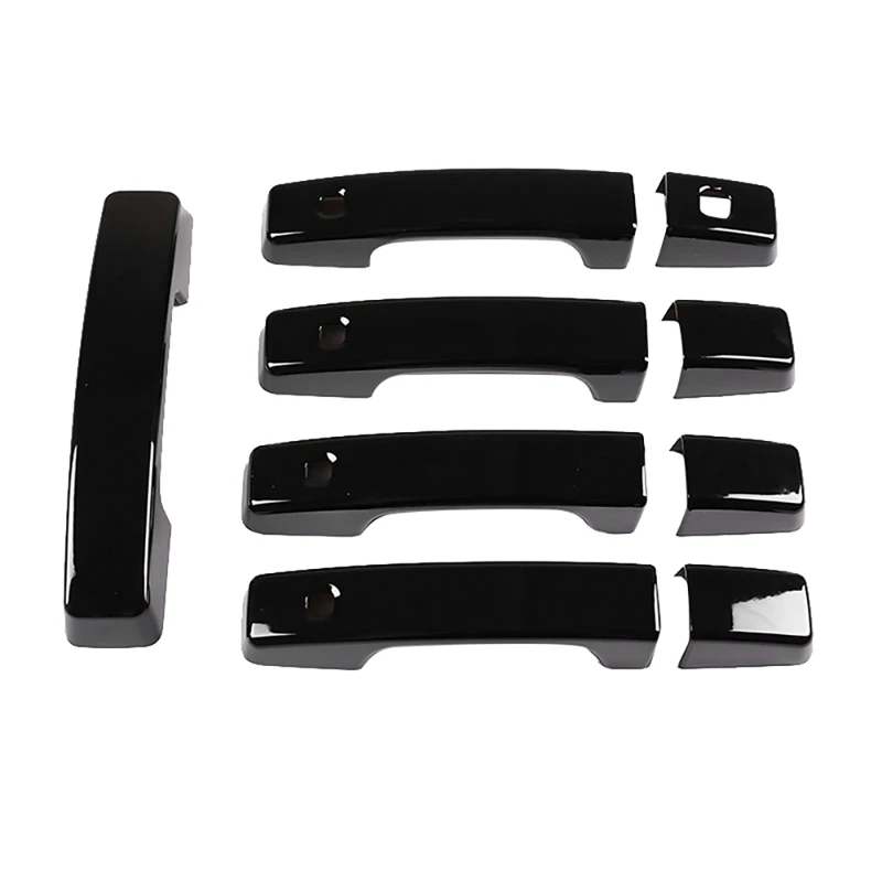 

9Pcs Car Door Handle Trim Sticker Exterior Door Handle Cover For Land Rover Defender 110 2020-2022