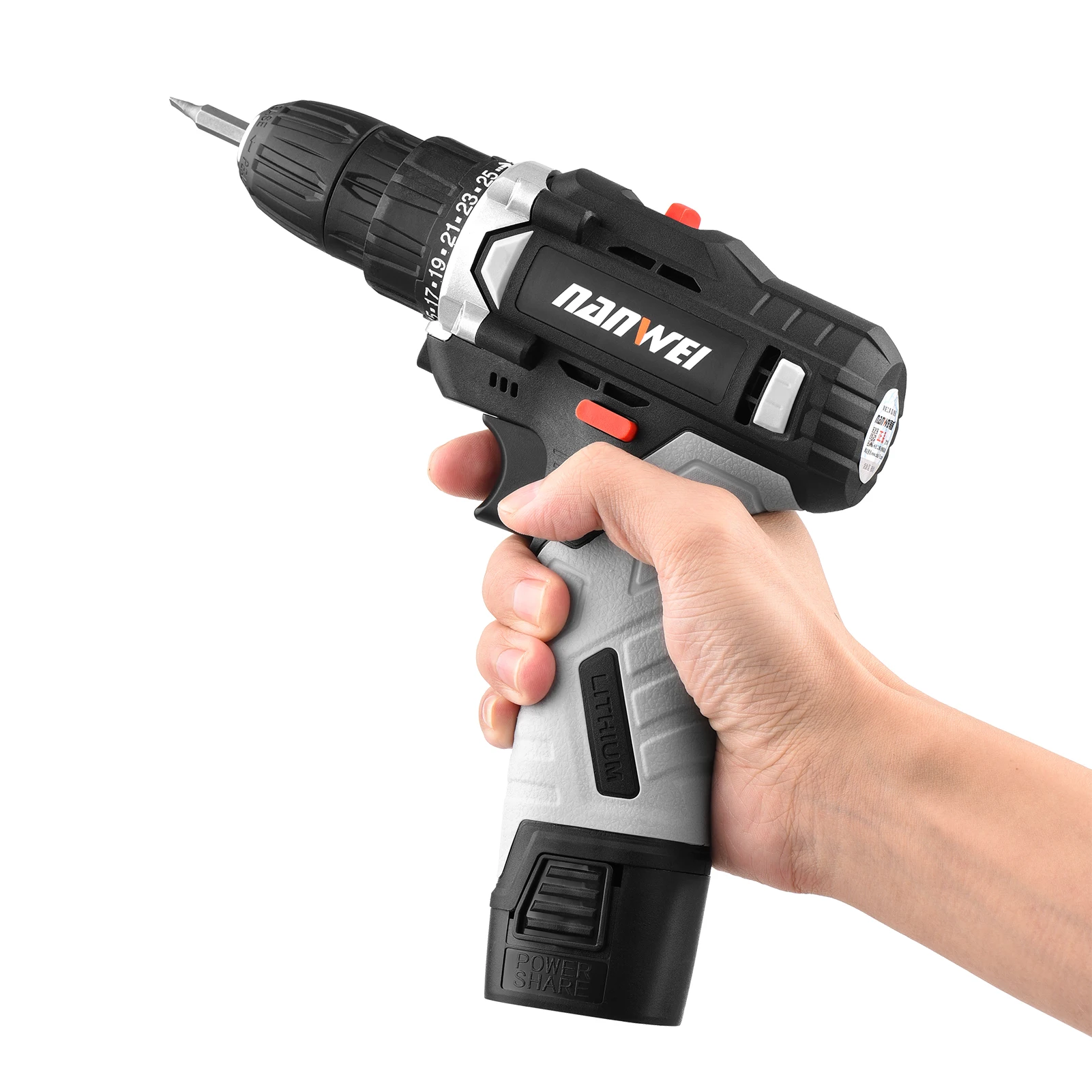 Электроинструмент электрическая дрель NANWEI полный набор инструментов ручной