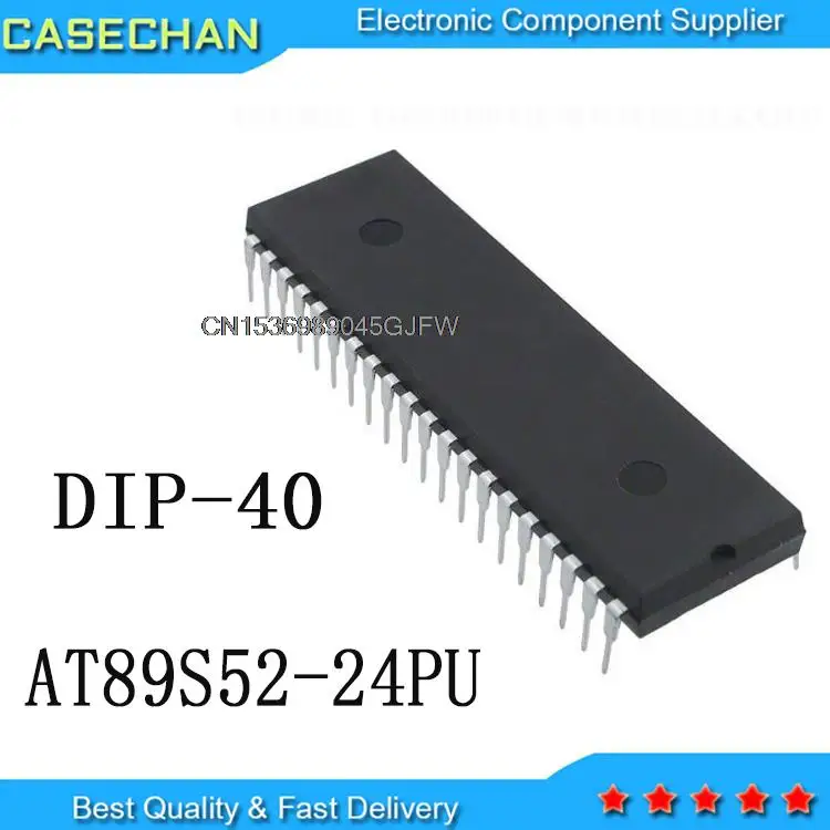 Новые и оригинальные фотообои AT89S52 DIP-40, 2 шт.