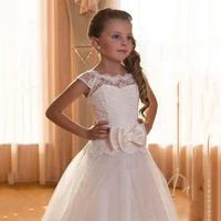 popular european and american girls lace dance performance birthday princess high end flower girl fluffy skirt length