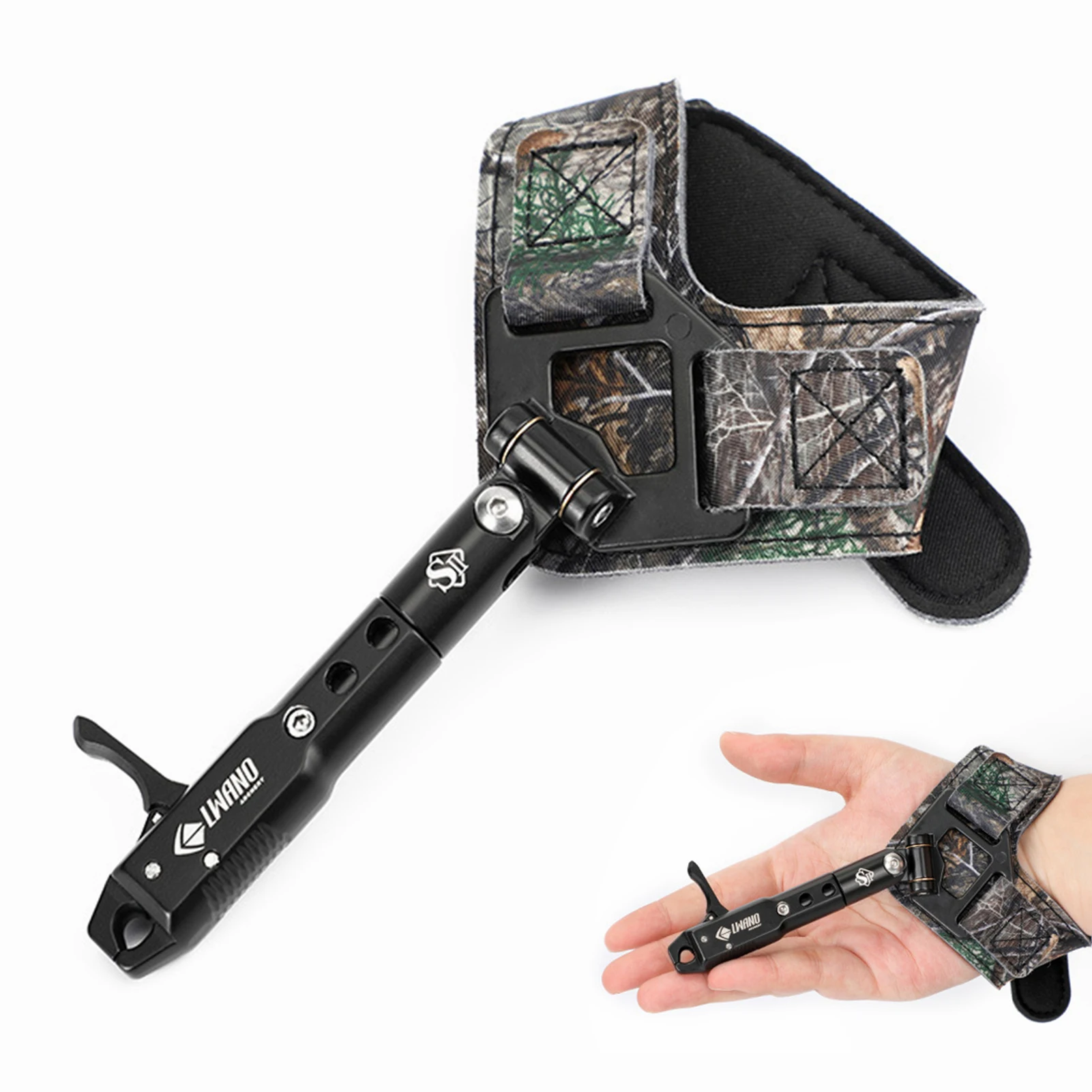 

Archer y Caliper Release Aid Strap Black Color Compound Bow Strap Shooting Pro Arrow Trigger Wristband Archer y Bow Accessories