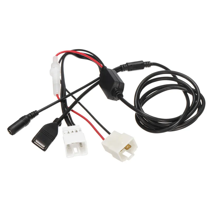 

Черный Автомобильный USB-кабель для зарядки AUX Audio для Ford/Falcon/District/BA BF SX SY SYII