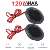 2pcs 120w abs car dome tweeter speakers 4ohm car modification high pitched car audio modification nondestructive for speaker