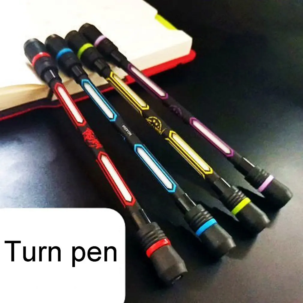 

Антистрессовая Вращающаяся ручка, гелевая ручка против падения для студентов, креативная игрушка-Спиннер для взрослых и детей, Антискользя...