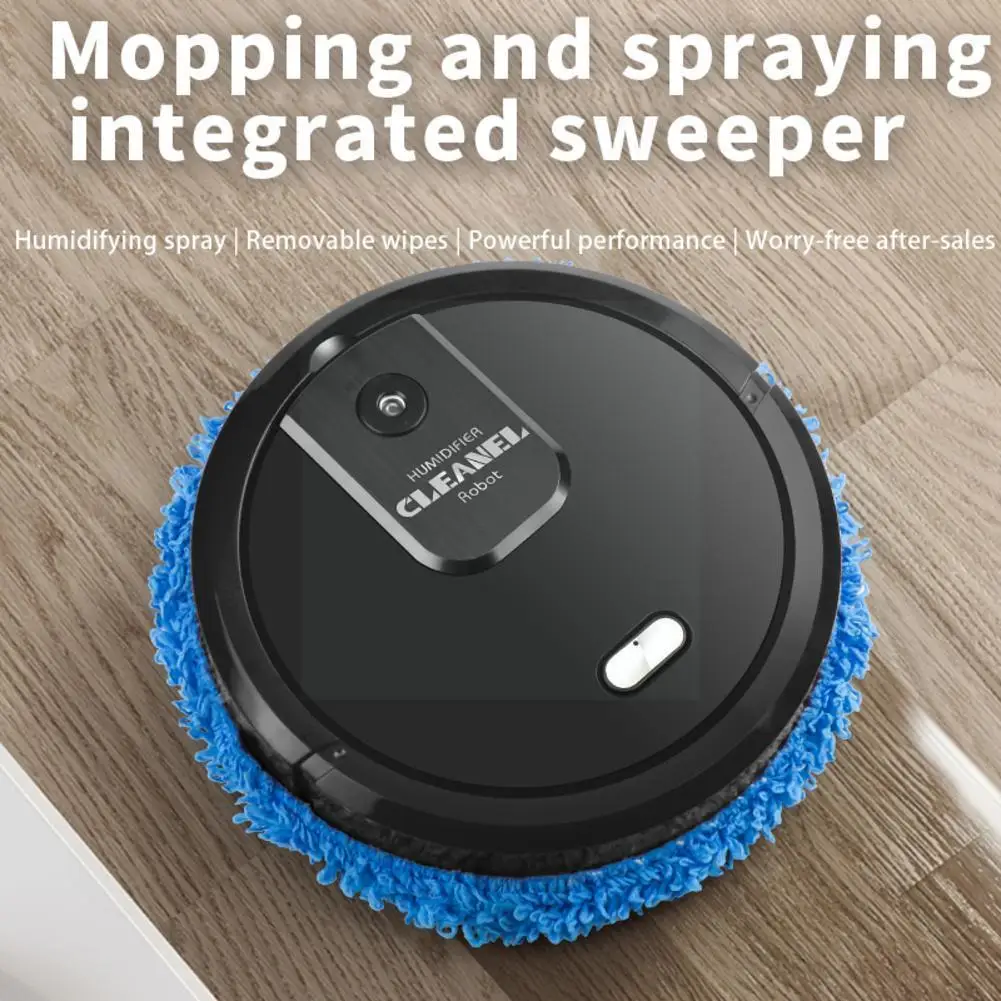 

3 In 1 Wireless Robot Vacuum Cleaners Sweep Wet And Dry Mopping For Home Humidifying Spray Household Robot Cleaner F3o6