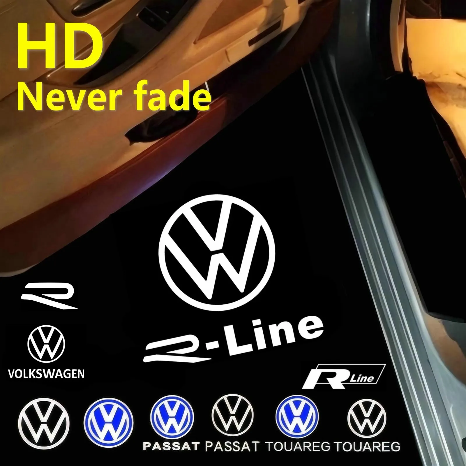 HD для VW Touareg 7P Touran Magotan Arteon Jetta Golf 5 6 7 Sharan 7N CC Passat B7 B8 Аксессуары Tiguan Светодиодный
