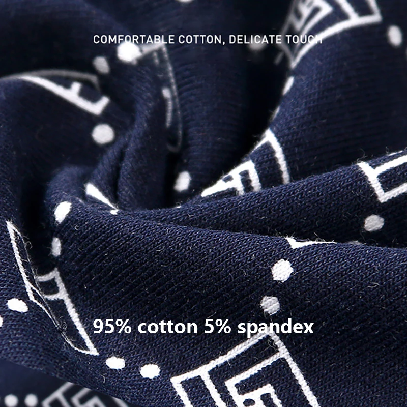 4Pcs/Lot Mens Cotton Underwear Boxers Fashion Printed Panties Men's Underpants Boxer Brand 365 Boxershort Shorts Wholesale