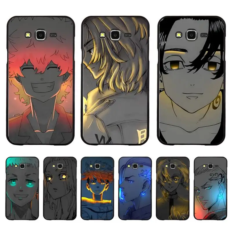 

Tokyo Revengers Mikey Baji Keisuke Bright Phone Case For Samsung Galaxy J4plus J6 J5 J72016 J7prime cover for J7Core J6plus