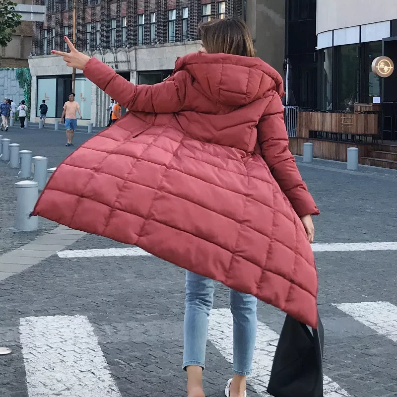 2022New Winter Coat Down Parka Women Winter Jacket New Long Waterproof Padded Jacket