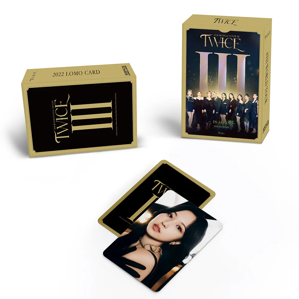 

54/set Kpop New Boys Group TWICE Poster Photo LOMO Card 4Th World Tour Photo Book High Quality Collector Card Postcard Gifts I.N
