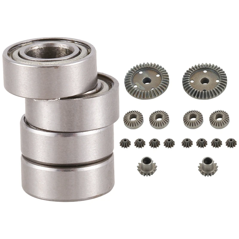 

Высокоскоростной автомобильный пульт дистанционного управления 4 шт. 8X4X3 шарикоподшипник с шестерней 38T 24T 15T 12T дифференциальный приводной ...