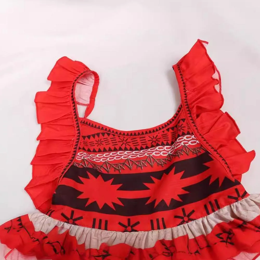 Платье принцессы Моаны костюм для косплея девочек с героями мультфильмов