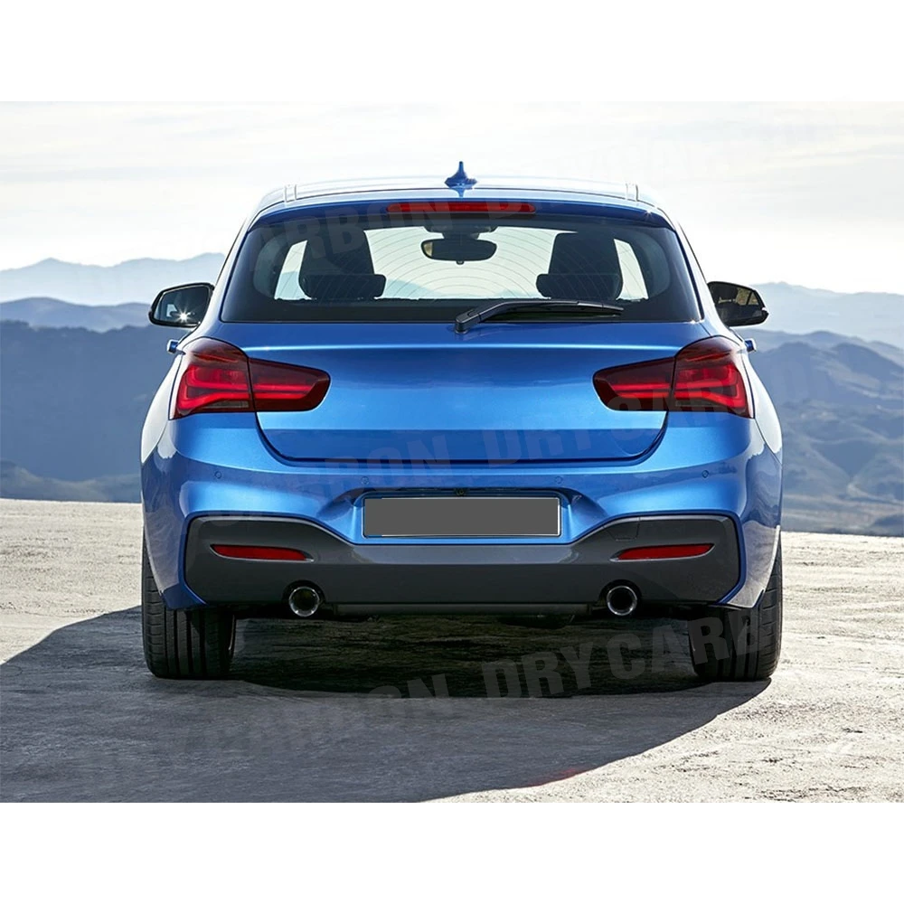 Для BMW 1 серии F20 M Sport M135i M140i 2015 2016 2017 2018 глянцевый черный задний бампер диффузор