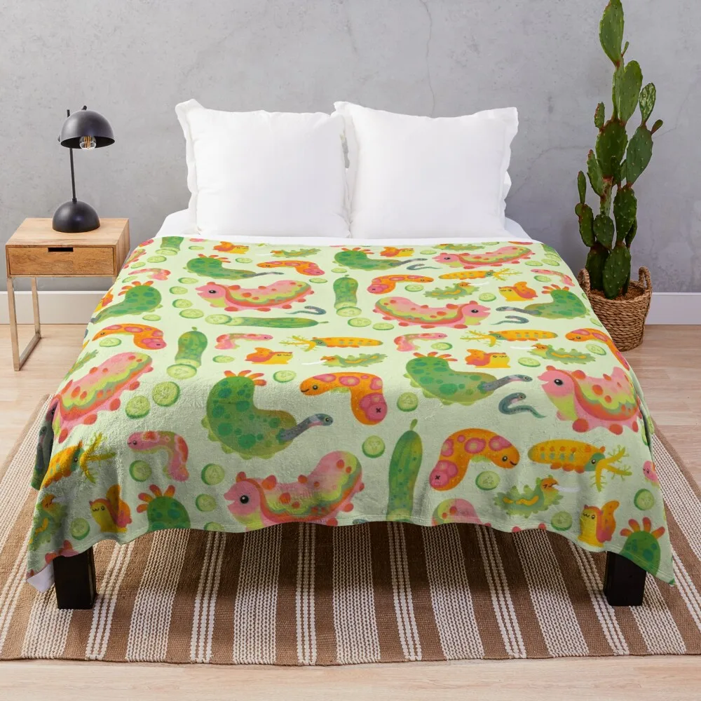 

Sea cucumber Throw Blanket Designer Blankets