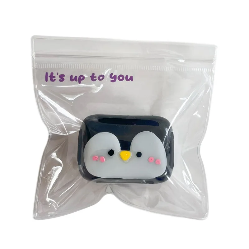 Новое кавайное печенье с пингвином Tpr Sticky Squish Toy мультяшная мини-пингвин игрушка