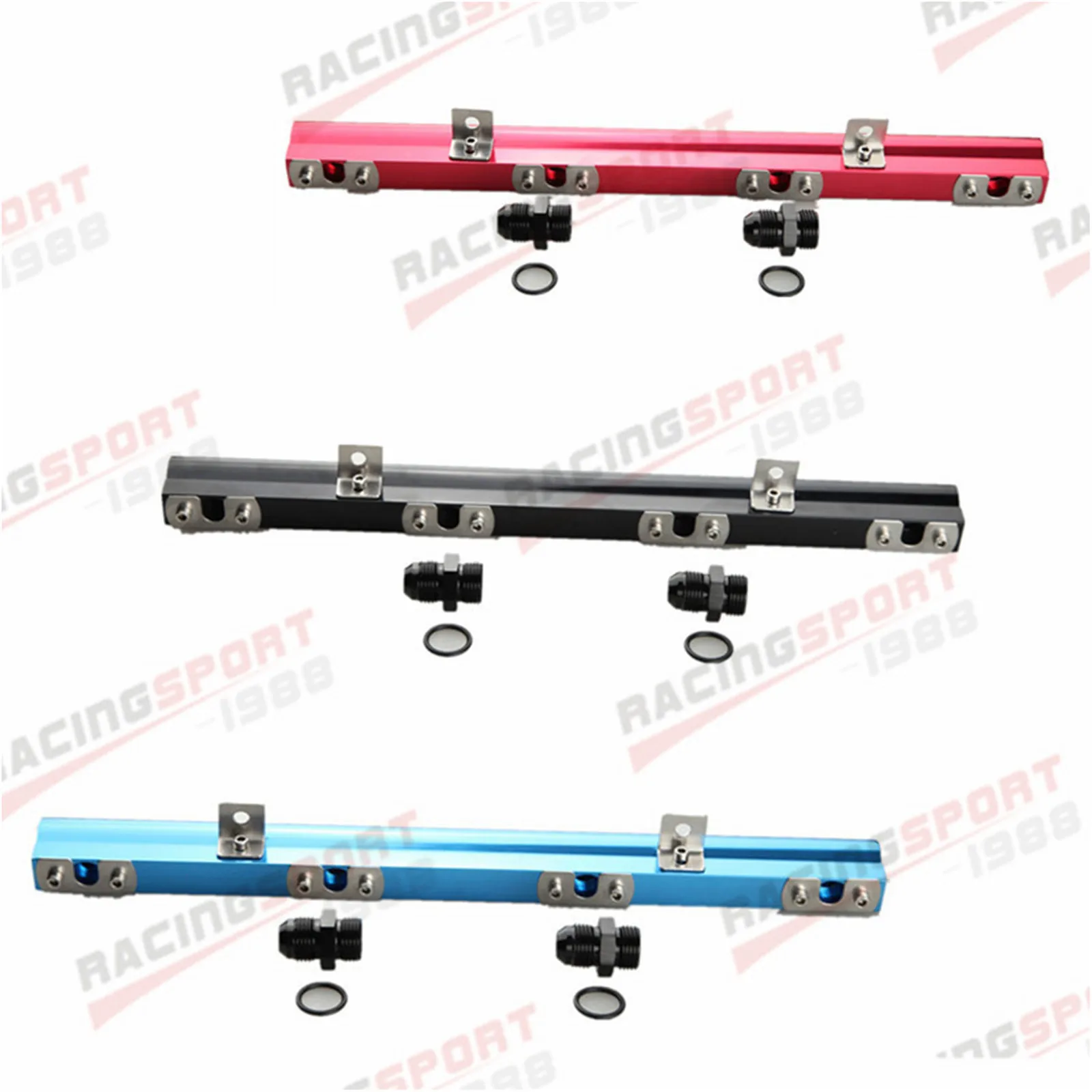 

High Volume Fuel Rail Kit For Volvo 240, 740, 940 Black/Red/Silver/Blue Aluminum Alloy