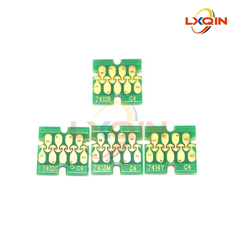 Чип картриджа с чернилами T741X T7411-T7414 для Epson SureColor F6000 F6070 F6200 F6270 F7000 F7070 F7100 F7170 F7200 F7270