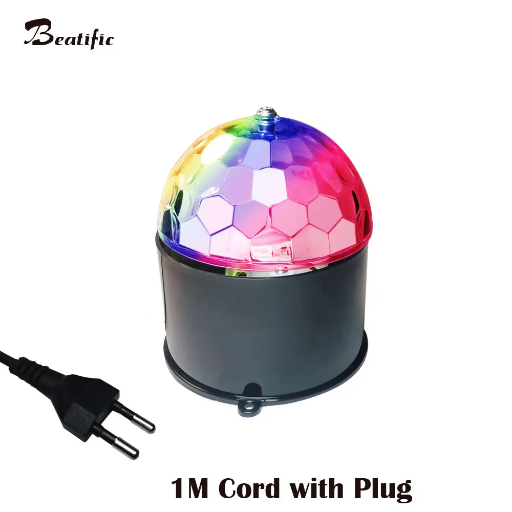 

Mini Disco Ball LED Party Lights Magic Disco Lamp for Home Nightclub Karaoke Lights DJ Bar Club Stage LED 220V 110V 5 Color