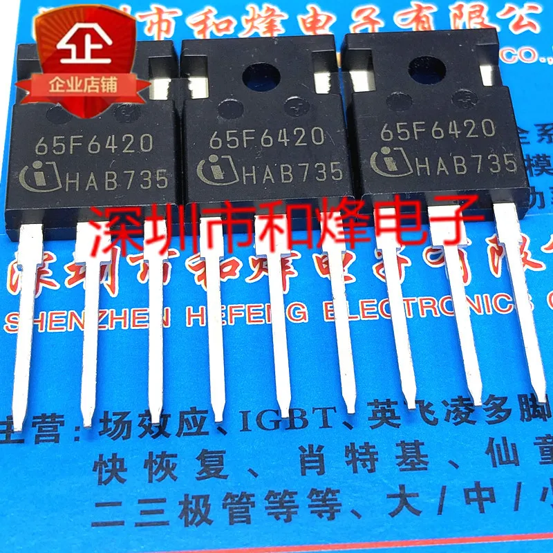 

5 шт.-10 шт. 65F6420 IPW65R420CFD TO-247 650V 27A Новый и оригинальный на складе