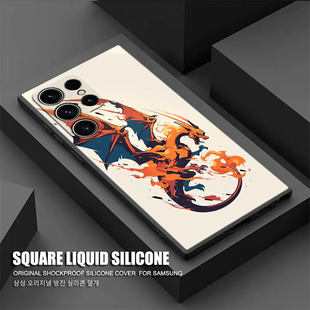 Чехол Bulbasaur Pokemon Umbreon Art S25Ultra для Samsung Galaxy S25 S24 S23 S20 S21 FE S22 Ultra S10 Plus мягкий чехол