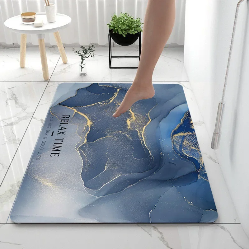 Коврики для ванной мягкий напольный коврик из диатомэ супер впитывающий туалета
