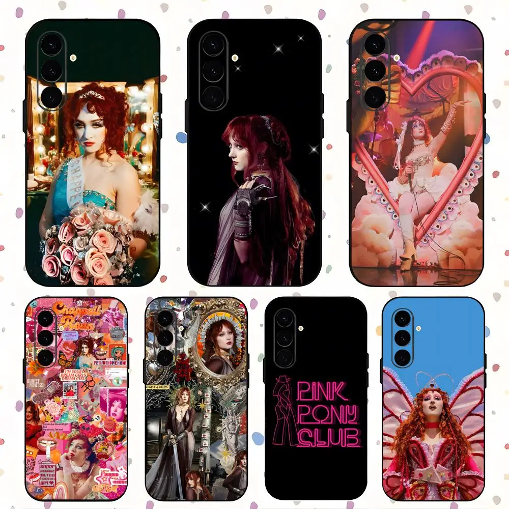 C-Chappell Roan чехол для телефона со звездами Samsung Galaxy S25 S24 S23 S22 S21 S20 Plus Ultra Note20 Мягкий