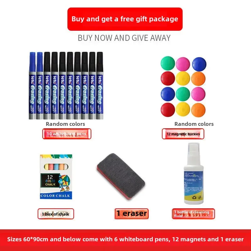 Мобильная доска подставка для белой доски стираемая магнитная домашнего