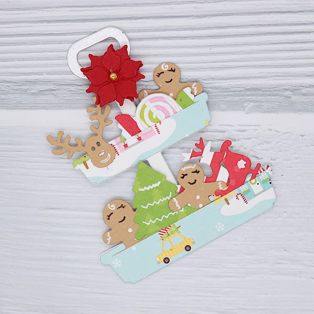 

ZFPARTY Tiered Tray Christmas Add On Metal Cutting Dies Stencils for DIY Scrapbooking Decorative Embossing DIY Paper Cards