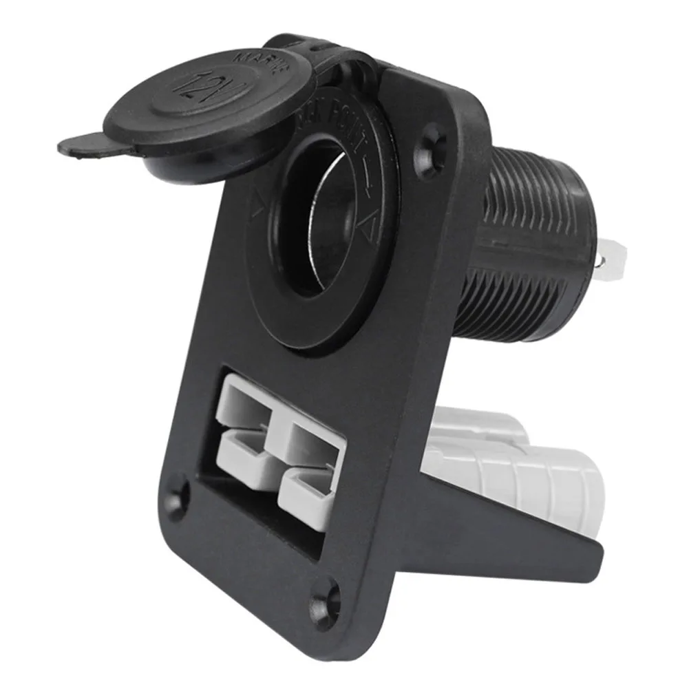 

Двойное утопленное крепление 50 А для подключения к фургону, прицепу, грузовику, подключению к Андерсону