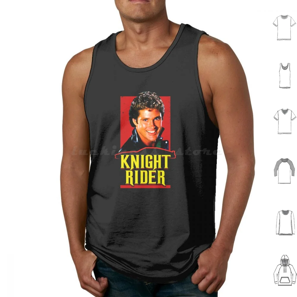 

Knight Rider-Kitt Tank Tops Vest Sleeveless Knight Rider 80S Kitt Retro Knight David Hasselhoff Rider Car Geek Michael Knight