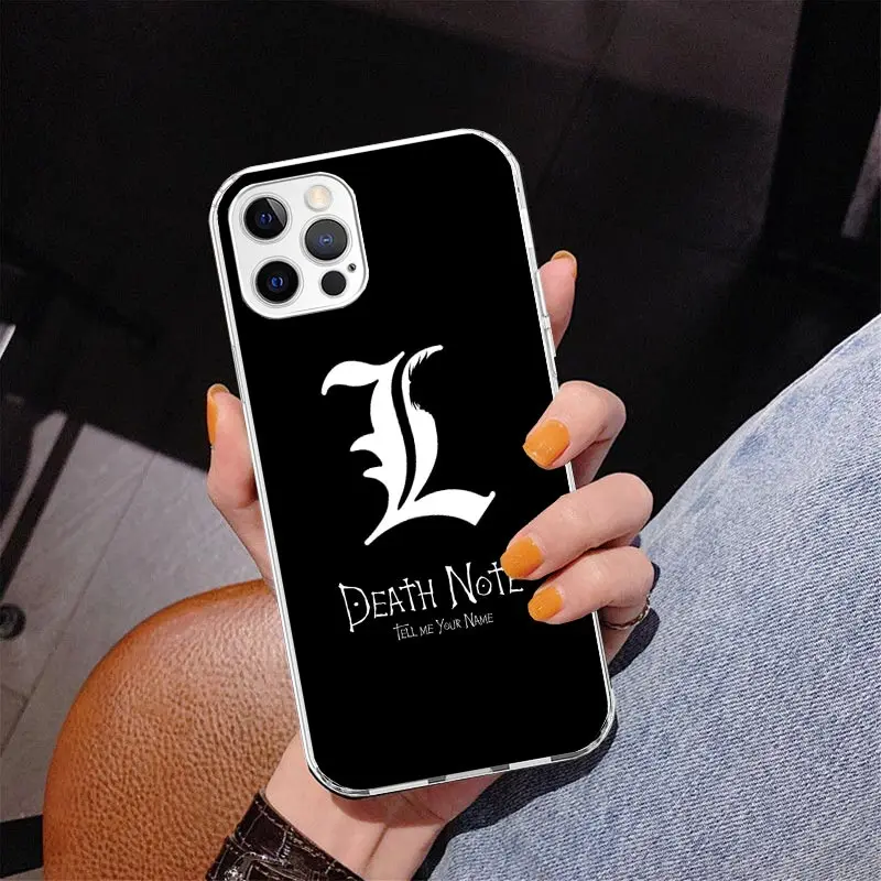 Фото Чехол для телефона N-Note D-Death Anime Ryuk для iPhone 17 Air 16 Pro Max 17E 16E 15 + 14 Plus 11 12 13 7 8 SE, подарочный чехол с принтом, Fundas 1 №4