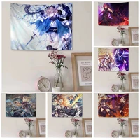 fate grand order wall tapestry hippie flower wall carpets dorm decor home decor