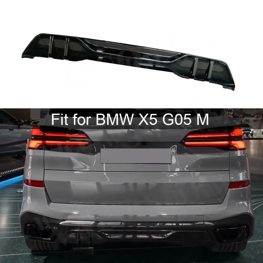ABS Carbon Look Автомобильный задний бампер Диффузор для BMW X5 G05 M Sport 2019 комплект кузова